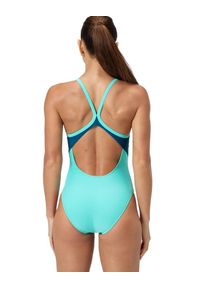 Strój kąpielowy jednoczęściowy damski na basen Speedo Colourblock. Kolor: niebieski