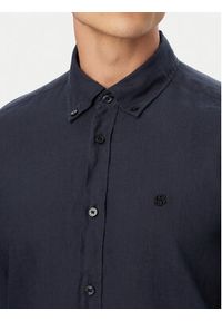 BOSS Koszula H-Liam 50556077 Granatowy Regular Fit. Kolor: niebieski. Materiał: len #3