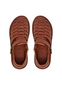 Fracap Sandały D025 Brązowy. Kolor: brązowy. Materiał: skóra #3