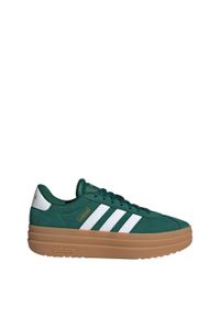 Adidas - Buty VL Court Bold. Kolor: zielony, biały, żółty, wielokolorowy. Obcas: na platformie