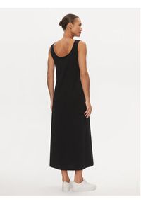 Calvin Klein Jeans Sukienka letnia Monologo J20J223702 Czarny Loose Fit. Kolor: czarny. Materiał: bawełna. Sezon: lato #3