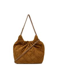 Tory Burch Torebka Fleming Suede Mini Hobo Bag 166066 Brązowy. Kolor: brązowy. Materiał: zamszowe, skórzane #2