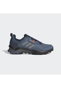 Adidas - Terrex AX4 GORE-TEX Hiking Shoes. Kolor: szary, pomarańczowy, żółty, niebieski, wielokolorowy. Materiał: materiał. Technologia: Gore-Tex. Model: Adidas Terrex