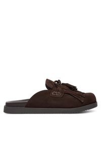 Steve Madden Klapki Maurea 11005586 Brązowy. Kolor: brązowy. Materiał: zamsz, skóra #1