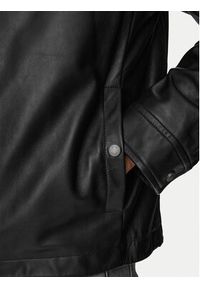 BOSS Kurtka skórzana Joban 50562532 Czarny Regular Fit. Kolor: czarny. Materiał: skóra #3