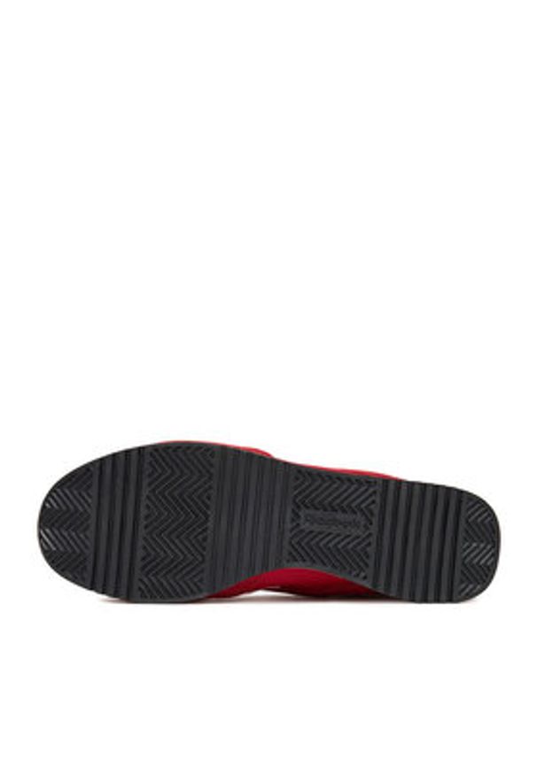 Reebok Sneakersy CEO-FIORI AR30309M-RWB Bordowy. Kolor: czerwony. Materiał: zamsz, skóra