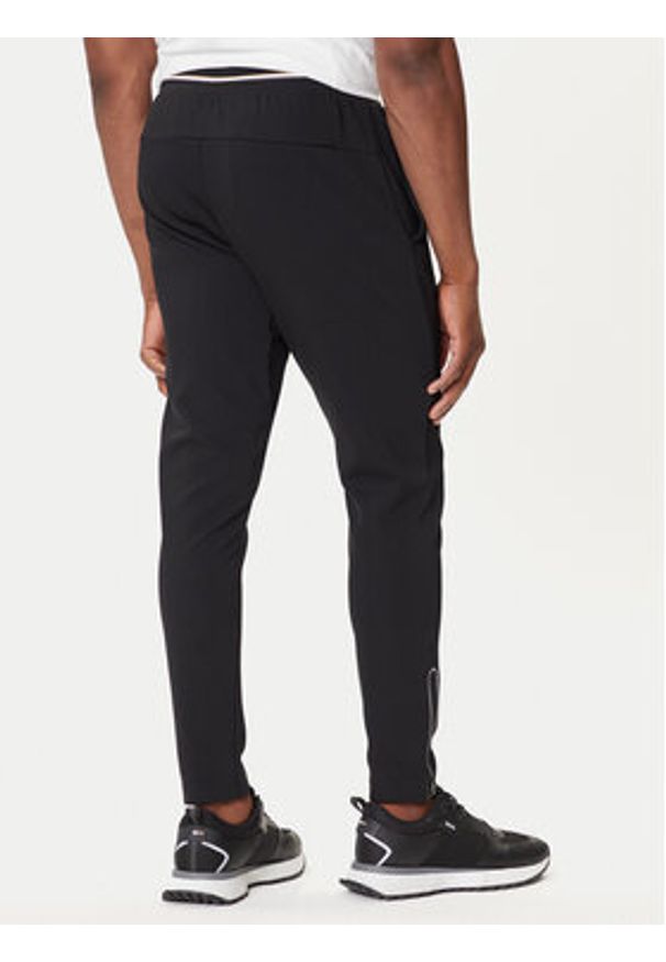 BOSS Spodnie dresowe Hicon 50542940 Czarny Regular Fit. Kolor: czarny. Materiał: syntetyk