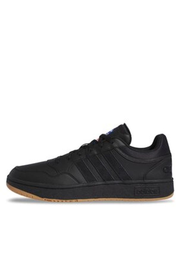 Adidas - adidas Sneakersy Hoops 3.0 Low Classic Vintage GY4727 Czarny. Kolor: czarny. Materiał: skóra