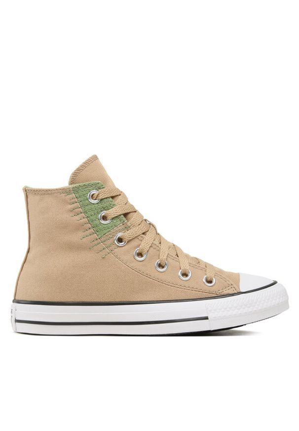 Converse Trampki Chuck Taylor All Star A03411C Khaki. Kolor: brązowy. Materiał: materiał