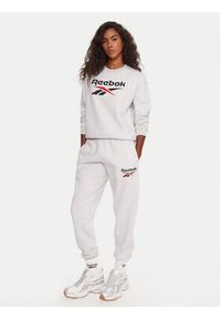 Reebok Spodnie dresowe Stacey RK25166CCW Szary Regular Fit. Kolor: szary. Materiał: bawełna #5