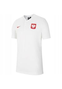 Koszulka Polski Nike Polo Slam Koszulka Kibica Polska. Typ kołnierza: polo. Kolor: biały