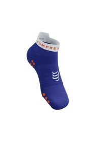 Skarpety biegowe Compressport Pro Racing Socks v4.0 Run Low. Kolor: niebieski. Sport: bieganie