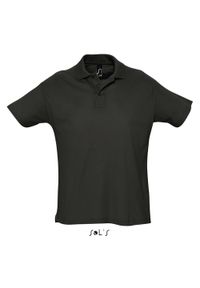 SOL'S - Polo Sol's Summer Ii. Typ kołnierza: polo. Kolor: czarny. Materiał: bawełna. Sezon: lato #1