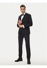 Karl Lagerfeld - KARL LAGERFELD Spodnie garniturowe 255079-543004 Czarny Slim Fit. Kolor: czarny. Materiał: syntetyk #5