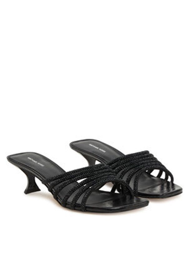 MICHAEL Michael Kors Klapki Haisley 40T5HSMS1S Czarny. Kolor: czarny. Materiał: skóra