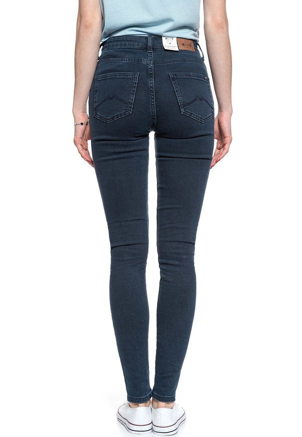 Mustang - MUSTANG Zoe Super Skinny DENIM BLACK 1009311 4000 684. Wzór: jednolity