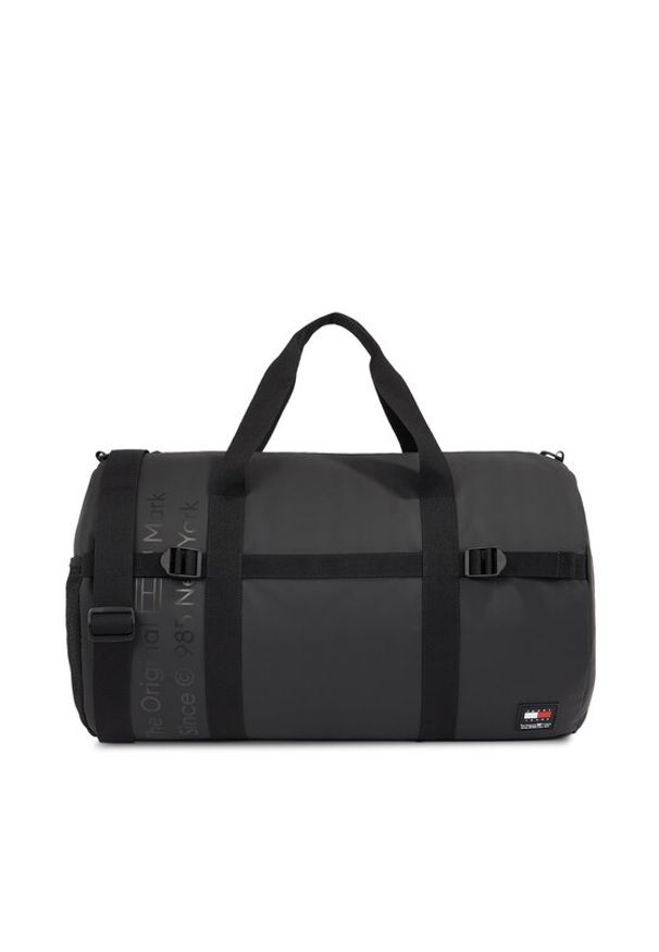 Tommy Jeans Torba Tjm Daily + Duffle AM0AM12344 Czarny. Kolor: czarny. Materiał: skóra