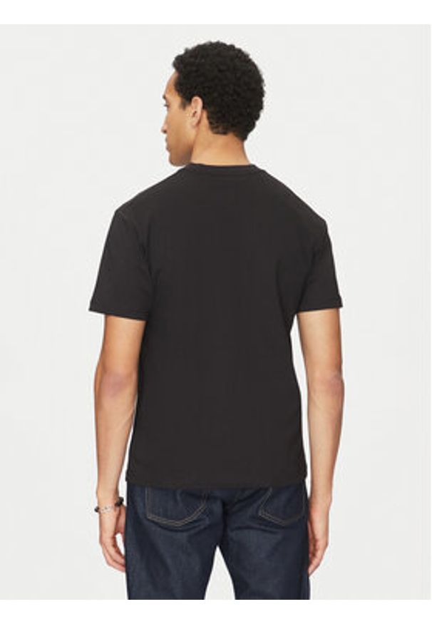 Just Cavalli T-Shirt 78OAHT14 Czarny Regular Fit. Kolor: czarny. Materiał: bawełna