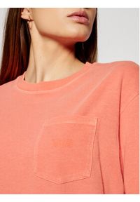 Vans T-Shirt Pocket V VN0A53NS Pomarańczowy Relaxed Fit. Kolor: różowy, pomarańczowy. Materiał: bawełna