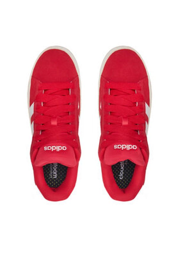 Adidas - adidas Sneakersy Grand Court Alpha JI1710 Czerwony. Kolor: czerwony. Materiał: zamsz, skóra