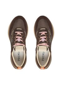 Premiata Sneakersy Hill Var 7896 Brązowy. Kolor: brązowy. Materiał: skóra #6