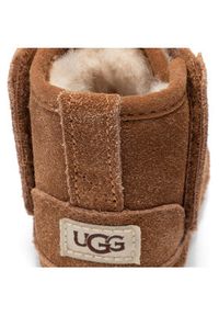 Ugg Śniegowce I Baby Neumel & Ugg Beanie 1104729I Brązowy. Kolor: brązowy. Materiał: skóra #7