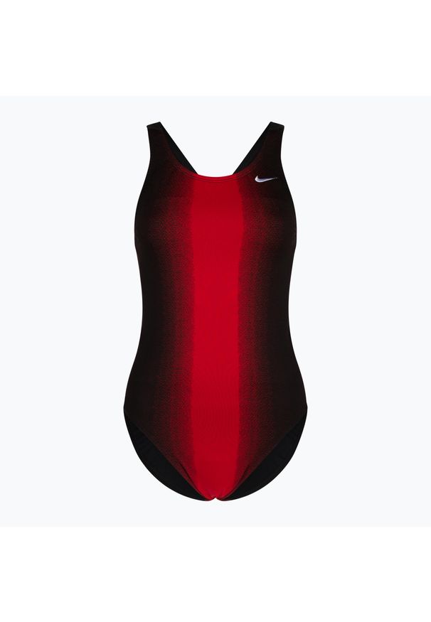 Strój pływacki jednoczęściowy damski Nike Fade Sting. Kolor: czerwony