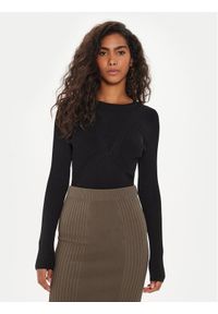 Guess Sweter Destiny W4YR17 Z37K0 Czarny Pullover Fit. Kolor: czarny. Materiał: syntetyk #1