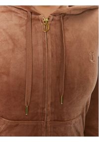 Juicy Couture Bluza Robertson JCAP176G Brązowy Slim Fit. Kolor: brązowy. Materiał: syntetyk #3