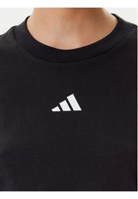 Adidas - adidas T-Shirt Future Icons 3-Stripes JE0237 Czarny Regular Fit. Kolor: czarny. Materiał: bawełna #5