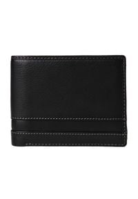 TOP SECRET - Klasyczny skórzany portfel. Kolor: czarny. Materiał: skóra #3