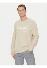 Wrangler Bluza W662HAC22 112331852 Beżowy Regular Fit. Kolor: beżowy. Materiał: bawełna