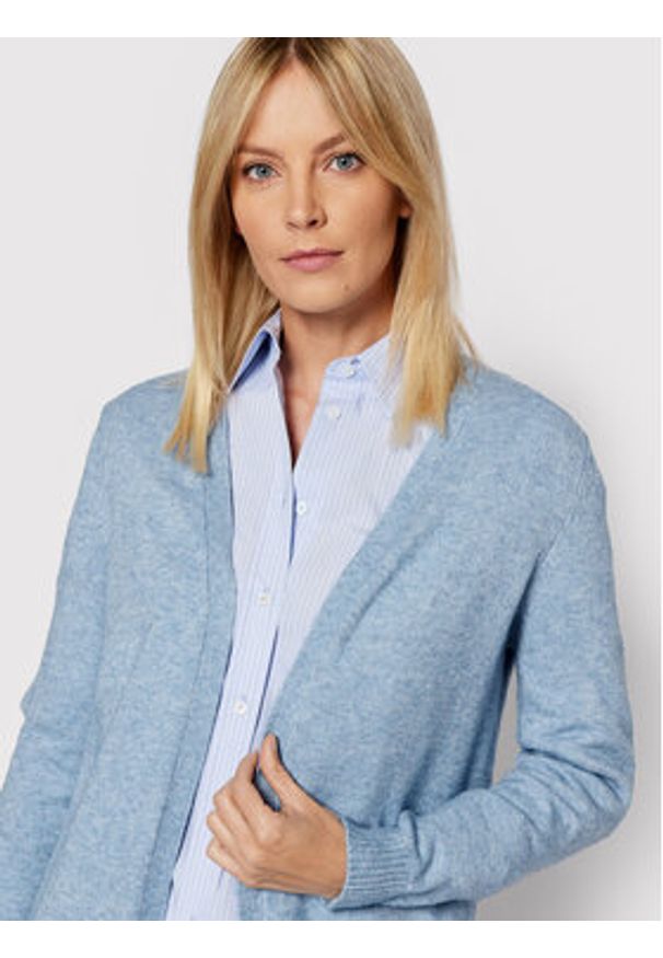 only - ONLY Kardigan Lesly 15174274 Niebieski Regular Fit. Kolor: niebieski. Materiał: wiskoza
