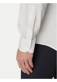 TOMMY HILFIGER - Tommy Hilfiger Koszula MW0MW38658 Biały Slim Fit. Kolor: biały. Materiał: bawełna #4