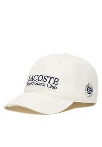 Lacoste Czapka z daszkiem RK0378 Biały. Kolor: biały. Materiał: bawełna #1