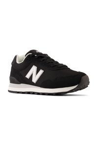 Buty damskie New Balance WL515BLK – czarne. Okazja: na co dzień. Kolor: czarny. Materiał: zamsz, skóra, dresówka, tworzywo sztuczne, materiał, syntetyk, guma. Szerokość cholewki: normalna #4