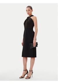 BOSS Sukienka koktajlowa Datinar 50538291 Czarny Slim Fit. Kolor: czarny. Materiał: wiskoza. Styl: wizytowy #3