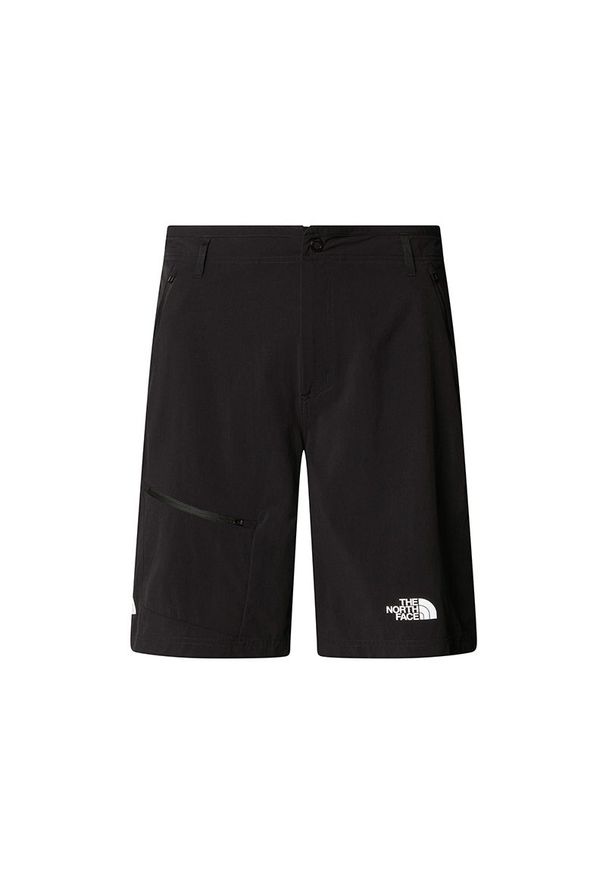 Spodenki męskie The North Face Speedlight Slim 0A82694H01 - czarne. Kolor: czarny. Materiał: elastan, nylon, softshell. Wzór: aplikacja. Sport: wspinaczka, turystyka piesza, outdoor