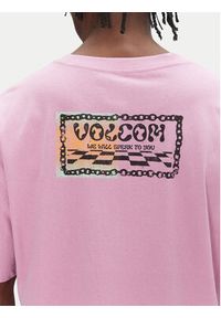 Volcom T-Shirt Filip Rygalski A4312506 Różowy Loose Fit. Kolor: różowy. Materiał: bawełna