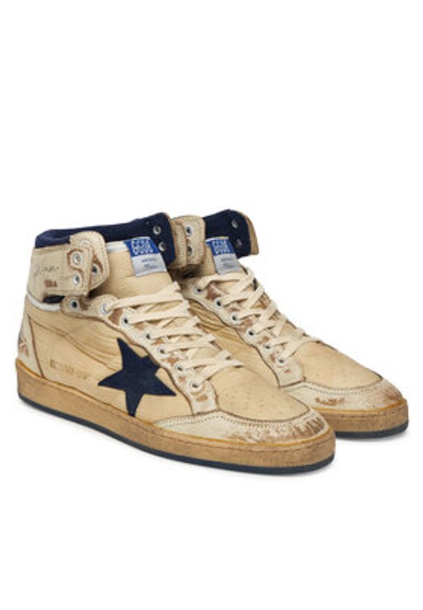 GOLDEN GOOSE Sneakersy Sky Star GMF00230.F003339.10357 Beżowy. Kolor: beżowy. Materiał: skóra