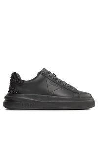 Guess Sneakersy Elbina FLPVIB LEP12 Czarny. Kolor: czarny. Materiał: skóra