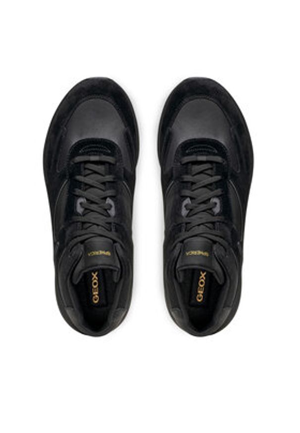 Geox Sneakersy U Spherica Actif X1 U56HGC 02285 C9999 Czarny. Kolor: czarny. Materiał: zamsz, skóra