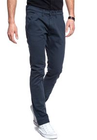 Lee - LEE SPODNIE MĘSKIE LUKE DARK MARINE L70QED37 112118704. Styl: marine #9