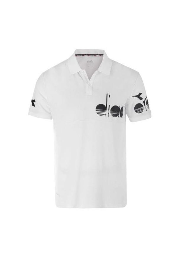 Koszulka męska tenisowa z krótkim rękawem Diadora SS Polo Coach. Typ kołnierza: polo. Kolor: wielokolorowy, biały, czarny. Długość rękawa: krótki rękaw. Długość: krótkie. Sport: tenis