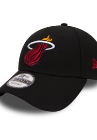 Czapka z daszkiem New Era NBA Miami Heat. Kolor: czarny. Styl: sportowy