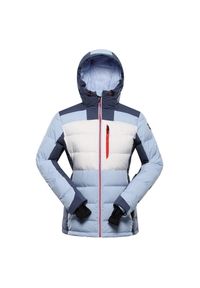 ALPINE PRO - Kurtka damska narciarska puchowa 10.000 Alpine Pro Ferera 2. Kolor: niebieski. Materiał: puch. Sezon: zima. Sport: narciarstwo #1