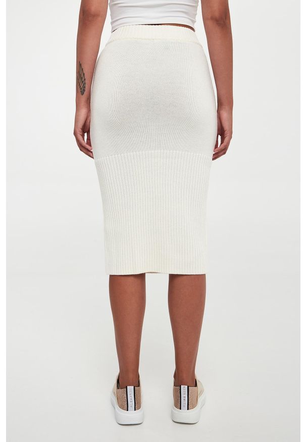 Armani Exchange - Spódnica midi wełniana ARMANI EXCHANGE. Materiał: wełna