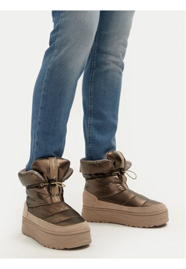 Pepe Jeans Śniegowce PLS50554 Beżowy. Kolor: beżowy. Materiał: materiał