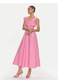 Marella Sukienka letnia Galizia 2413221212 Różowy Regular Fit. Kolor: różowy. Materiał: bawełna. Sezon: lato #6