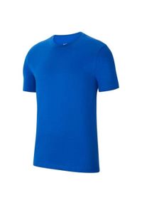 Nike - T-shirt Męski Logo Park. Kolor: niebieski